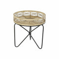Side table DKD Home Decor Black Brown 50 x 50 x 52 cm