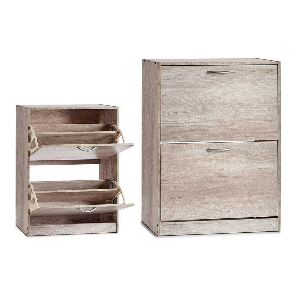 Shoe Rack Beige Particleboard (24 x 80 x 60 cm)