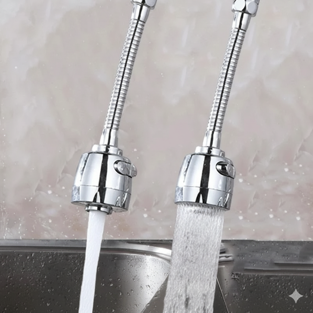 360° Flexible Anti-Splash Water-Saving Tap Filter for Kitchens