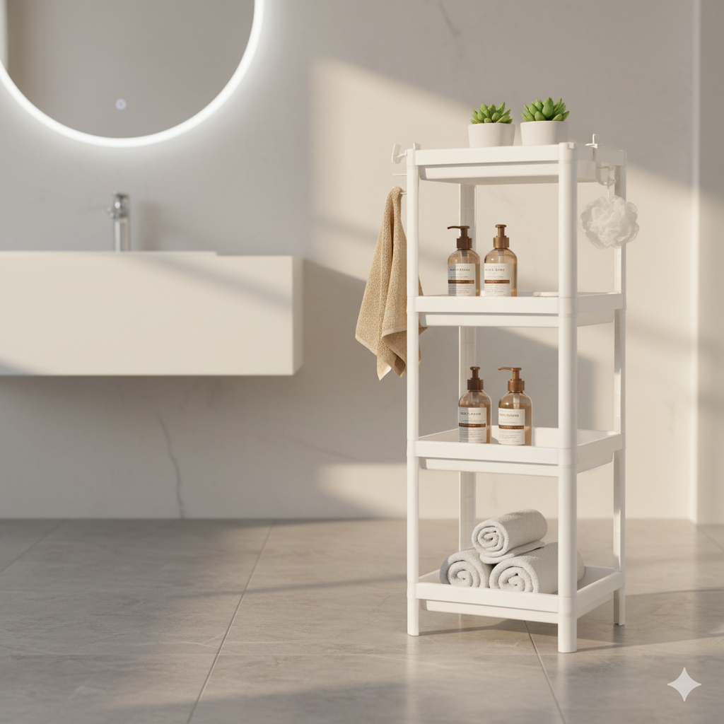 Compact Multi-Tier Bathroom & Shower Caddy